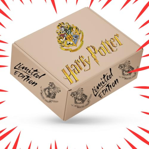 [Themen-Box] Harry Potter - Exklusive Magier Box/Merchbox für Zauberneulinge, Hexen und Zauberer, Harry Potter Geschenkidee für Groß und Klein