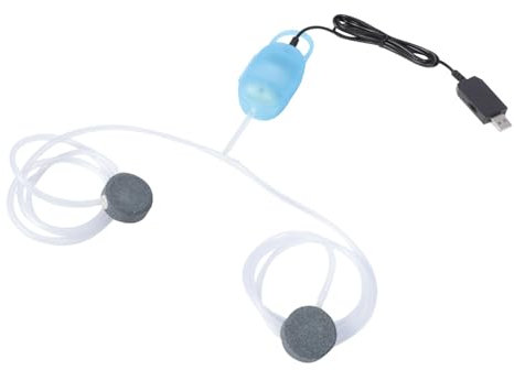 BUGUUYO Pompe À Air pour Aquarium Accessoires Mini Aérateur Portable pour Aquarium