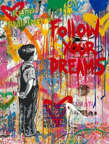 ZYHDK 2000 Stück - Schwieriges Puzzle - Buntes Kunst Puzzle - Banksyss Street Art Graffiti - Gedächtnis Spiele Für Erwachsene - Spielzeug Für Die Ganze Familie - Wand Dekoration - Hz06Zt