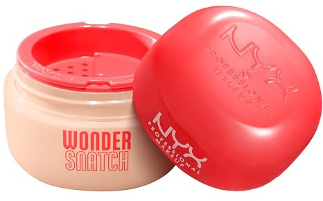 NYX Professional Makeup Wonder Snatch Powder – Poudre libre fixatrice – Fini mat doux – Tenue 16H Sans Effet plâtre – Texture Ultra-Légère – Teinte : Sugar Serve