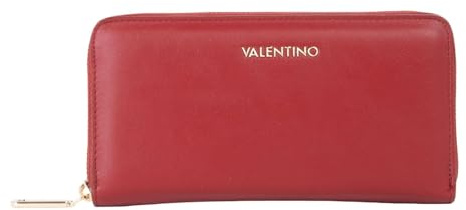 Valentino Geldbörse West Re Portafoglio Zip Around Wallet Rosso Scuro dunkelrot