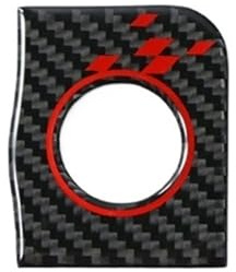Kompatibel Mit Für A6 A6L A7 2012–2018 Mittelkonsole, Zigarettenanzünder-Panel, Zieraufkleber, Auto-Innenraum-Tuning-Zubehör Auto Tasten Aufkleber