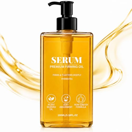 Body Firming Oil for Crepe Skin, Hydrating After Shower Body Oil for Women | Visibly Tighten & Firm, Nourishing Care for Dry Skin, with Sweet Almond&Lavender Essential Oil, Lightweight&Non-Greasy, 100ml
