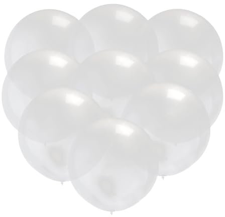 45,7 cm großer Latex-Ballon, riesiger Ballon, Jumbo-Dicke, Ballons für Fotoshooting, Geburtstag, Hochzeit, Party, Festival, Event, Karneval, Dekorationen, 30 ct/Pack, transparent