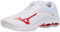 Mizuno Wave Lightning Z6 Damen Volleyball-Schuh, Weiß/Rot, 41 EU