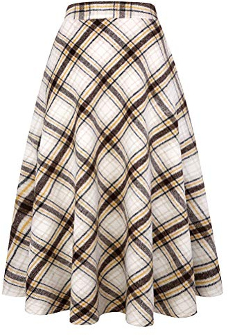 IDEALSANXUN Jupe classique pour femme, XX-Large