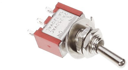 Mini Kippschalter SPDT Einpoliger Doppelschalter EIN/EIN 2A 250V / 5A 120V