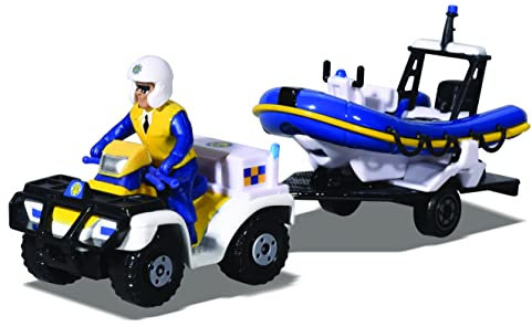 Dickie Toys Sam 2-Pack, Feuerwehrmann Sam Spielzeug, Feuerwehrmann Sam Figuren, 203092007, Mehrfarbig