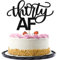 Migeaks Thirty AF Cake Topper, lustige 30th Birthday, Dirty Thirt, Cheers to Feier 30 Jahre Party Dekoration (Schwarz)