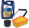 ATEC Germany Inspektionspaket Filterset mit 1x Ölfilter; 1x Luftfilter; 1x Innenraumfilter; 1x Motoröl 5W-30 5 l, KOMPATIBEL MIT - DACIA DUSTER, LOGAN, SANDERO, RENAULT LOGAN