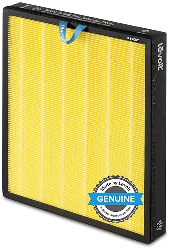 LEVOIT Vital 200S Pet Allergy Air Purifier Replacement, 3-in-1 True HEPA, High-Efficiency Activated Carbon Filter, Vital 200S-RF-PA (LRF-V201-YUS), 1 Pack, Yellow