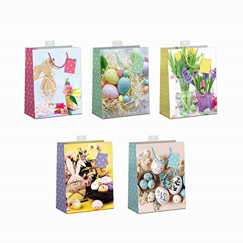 10 x Geschenktüten Ostern M 18x23x10 cm Ostertüten Geschenktasche Geschenkverpackung