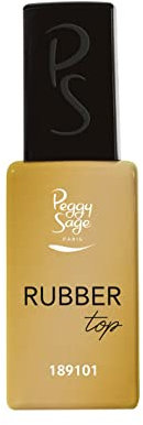 Peggy Sage - Finition semi-permante flexible Rubber top UVLED / 11ML pour capsules américaines