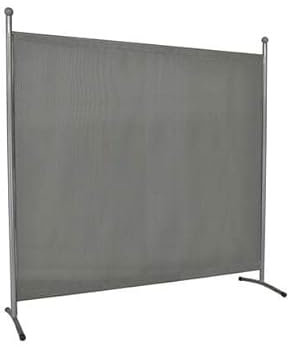 Angerer Freizeitmöbel GmbH Stellwand Primetex - Raumteiler & Raumtrenner Sichtschutz - einfache Montage ohne Bohren - Outdoor Paravent für Windschutz & Schatten auf Balkon (178 x 178 cm, Beige)