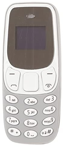 Zunate Unlocked Smallest Mobile Phone, BM10 Tiny Mini Mobile with Voice Changer Hands Free Bluetooth Dialer Phone for Students, Support Dual SIM Card (Grey)