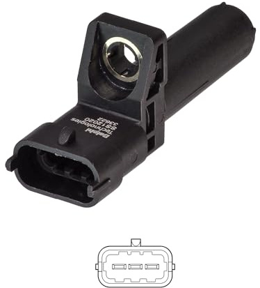 DELPHI Kurbelwellensensor SS12020-12B1 Anzahl der Steckkontakte: 3 Kompatibel mit MERCEDES-BENZ C-Klasse Limousine W204 C-Klasse T-modell S204 C-Klasse T-modell S205 E-Klasse Limousine W212