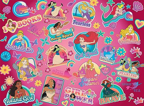 Buffalo Games - Disney – Prinzessin Sticker Collage – 1000 Teile Puzzle Puzze