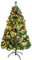 Aufun Künstlicher Weihnachtsbaum Tannenbaum mit Beleuchtung 260 LED warm-weiß inkl. Metallständer 406 Spitzen, PVC Christbaum für Weihnachten-Dekoration Mehrweg (150cm, PVC LED Kiefer Nadelbaum)