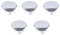 LIANRISES 5pcs Basin Overflow Cover Sink Overflow Cover Overflow Sink Hole Cover Wash Basin Bath Trim