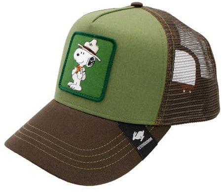 Peter Grimm Peanuts Cartoon Collection Trucker Hat - Verstellbare Baseballkappe, Beagle Scout, Einheitsgröße