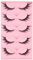 Glowing Win Faux Cils Naturel Fox Eye Lashes 5 Paires Cat Eye Lashes Doux Faux Cils Yeux de Chat Oeil Moelleux faits à la main Angel Winged Reutilisable Fake Eyelashes