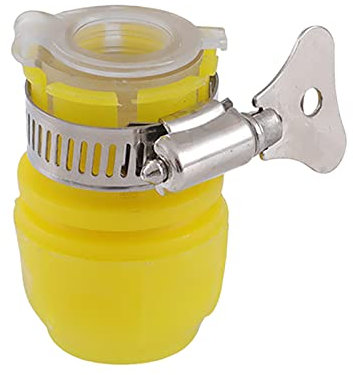 Selbstbewässernder Pflanzeinsatz Aus Kunststoff mit doppeltem Verwendungszweck für Gartenschlauch Kiste Mit Bewässerungszubehör (Yellow, One Size)