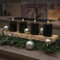 INSPINOVIA LED Echtwachs Kerzen mit Fernbedienung & Timer | Weihnachtskerzen | Ideal für Adventskränze | 3er und 4er Sets | Weihnachtsdeko | Adventskerzen (Anthrazit, 4er Set | 10 cm)