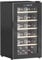 HOMCOM 41 Bottle Wine Fridge, 91 Litre Capacity, 45cm Freestanding Wine Cooler Fridge with Glass Door, LED Light, Digital Touch Screen, Temperature Control, Black