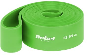 Rebel Gymnastikgummi Latex - Power Band PL-5 Grün 23-55 kg RBA-3000-5