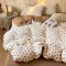 Covebett Bettwäsche Herz 135x200 Braun Beige Herzen Muster Aesthetic Niedlich Wendebettwäsche 2 Teilig Herzchen Herzmuster Microfaser Einzelbett Bettbezug und Kissenbezug 80x80 cm Reißverschluss