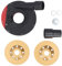 4 Inch Grinding Dust Shroud, Dust Cover Collector with Spring Suspension Design for 100-115mm Angle Grinders (Red Black)