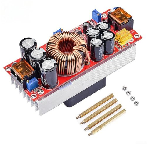 Convertidor de impulso, 1800 W CC-CC 12-90 V, módulo de fuente de alimentación ajustable, 20 A, 40 A, salida de corriente de voltaje constante para alta potencia