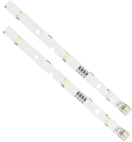 2Pcs Replacement Refrigerator LED Fridge Strip Light for RONGSHENG/HISENSE | RefrigeRefrigerator Lighting Light Bar E349766 MDDZ-162A 1629348 DC12V 2W for KIFF5017 KIFF5020 KIFF7017 KIFF7020
