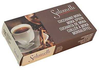 Salvinelli F100MORI 100 CUCCHIAINI Caffe Linea Bar MOD. Rimini, Acciaio Inossidabile