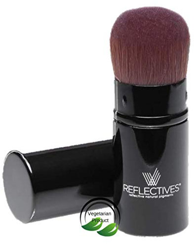REFLECTIVES® Kabuki Puder-Pinsel für Mineral Make-Up (Taschen-Kabuki für unterwegs)
