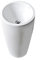 Bernstein Badshop Standwaschbecken TWZ16 Waschbecken aus Mineralguss Solid Stone - 50x50x90cm