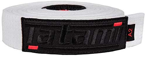 Tatami Fightwear DLX-wht-Belt-A4 Deluxe BJJ Gürtel, weiß, Einheitsgröße