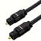 CABLEPELADO Cable óptico de Audio Digital | Cable Digital SPDIF Toslink | Toslink Digital Optical Audio | Cable de Audio Cable de Fibra óptica | Diámetro Ø5 mm | 3 Metro | Negro