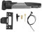 VGEBY1 Pompe à Air de Vélo, Gonfleur de Vélo Compact Portable avec Kit de Montage sur Cadre, Outil de Réparation de Pneu de Vélo (Gris)