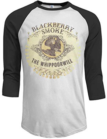 Pimkly Herren Tee T-Shirt, Men's Jethro Tull Thick As A Brick 3/4 Sleeve Raglan Baseball Tshirt Black