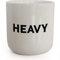 PLTY - Heavy Becher - Tasse ohne Henkel - Handglasiertes Weiß Porzellan - Coffee Mug - Beat - Dänisches Design