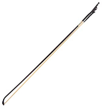 H HILABEE Professioneller Erhu Bogen, Ebenholzgriff, Weißes Pferdeschwanzhaar (ca. 300 Stü)