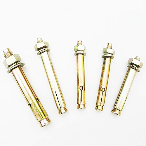 2 pernos de anclaje de expansión de la manga de fijación pernos de tornillo de expansión de anclaje de hormigón - M10 x 70 mm