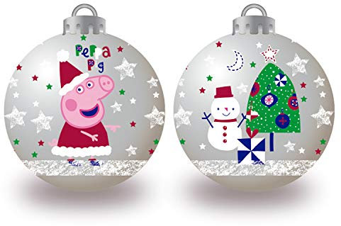 ARDITEX PP14018 Weihnachtsbaumkugeln, Durchmesser 8 cm, 6 Stück