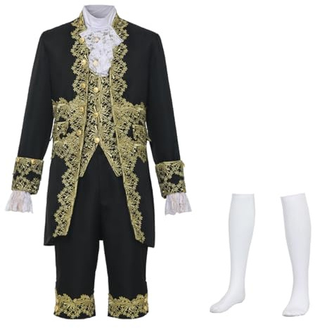 FAD-4U Viktorianischer Herrenmantel, Steampunk, Gothic-Stil, Prinz-Kost¡§1m