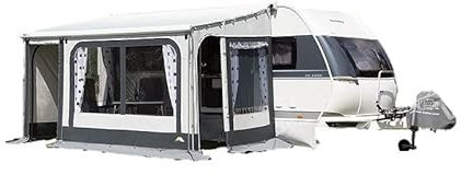dwt Markisenanbauteile It's Holiday, passend für Thule/Omnistor (Serie 5, 6, 8 & 9) und Dometic (Serien PW 1100, 1500 & PR 2000, 2500), Größe:Seitenwand L-Vans Dach-Markise ABH 230-250cm