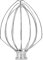 K5AWW Wire Whip Attachment for KitchenAid 6 Quart Bowl-Lift Stand Mixers, 6-Wire Whip Replacement for KitchenAid 6QT Bowl-Lift Mixers, Egg Cream Stirrer, Cakes Mayonnaise Whisk, Silver