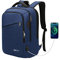 OWAY 15.6 Inch Laptop Backpack with USB Charger Anti-Theft Business Backpack Boys School Bags Water Resistant School Backpack College Backpack Rucksack for Men Women (blue, X)