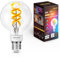 DiCUNO Smart vintage Glühbirne E27, 5W Filament G80 Edison, LED intelligente Birne 450lm, RGBCCT Dimmbar 2700-6500K, via APP steuerbar, kompatibel mit Alexa, Echo Dot, Google Home, 230V, 1er-Pack