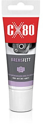 CX80 | Bremsfett – Spezialfett für Bremskolben, Führungen und Zylinder, kompatibel mit DOT 3, DOT 4, DOT 5.1 Bremsflüssigkeiten, korrosionsschützend | -60 °C bis +260 °C | 40 g Tube